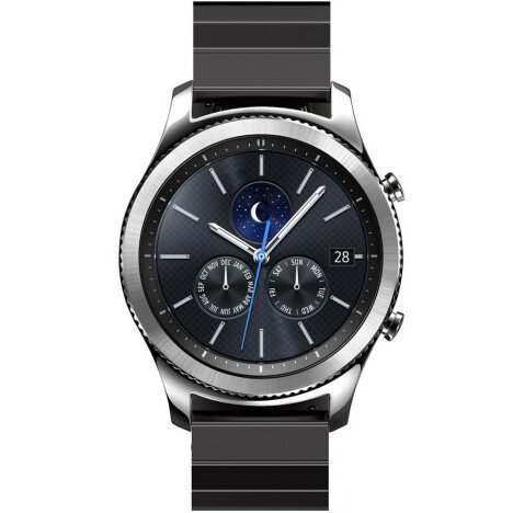 Curea pentru Smartwatch Samsung Galaxy Watch 4, Watch 4 Classic, Gear S2, iUni 20 mm Otel Inoxidabil